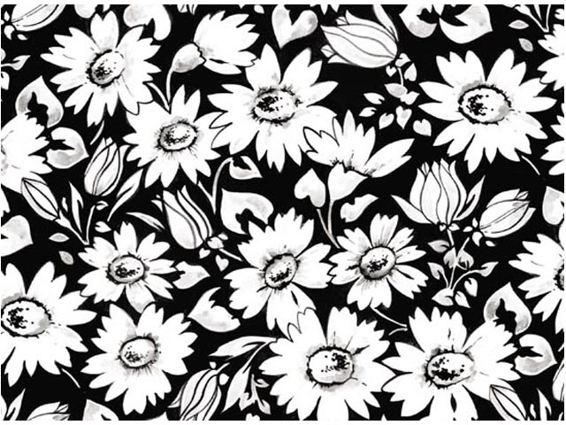 Crazy Daisy Chintz 200 mm x 200 mm - Click Image to Close